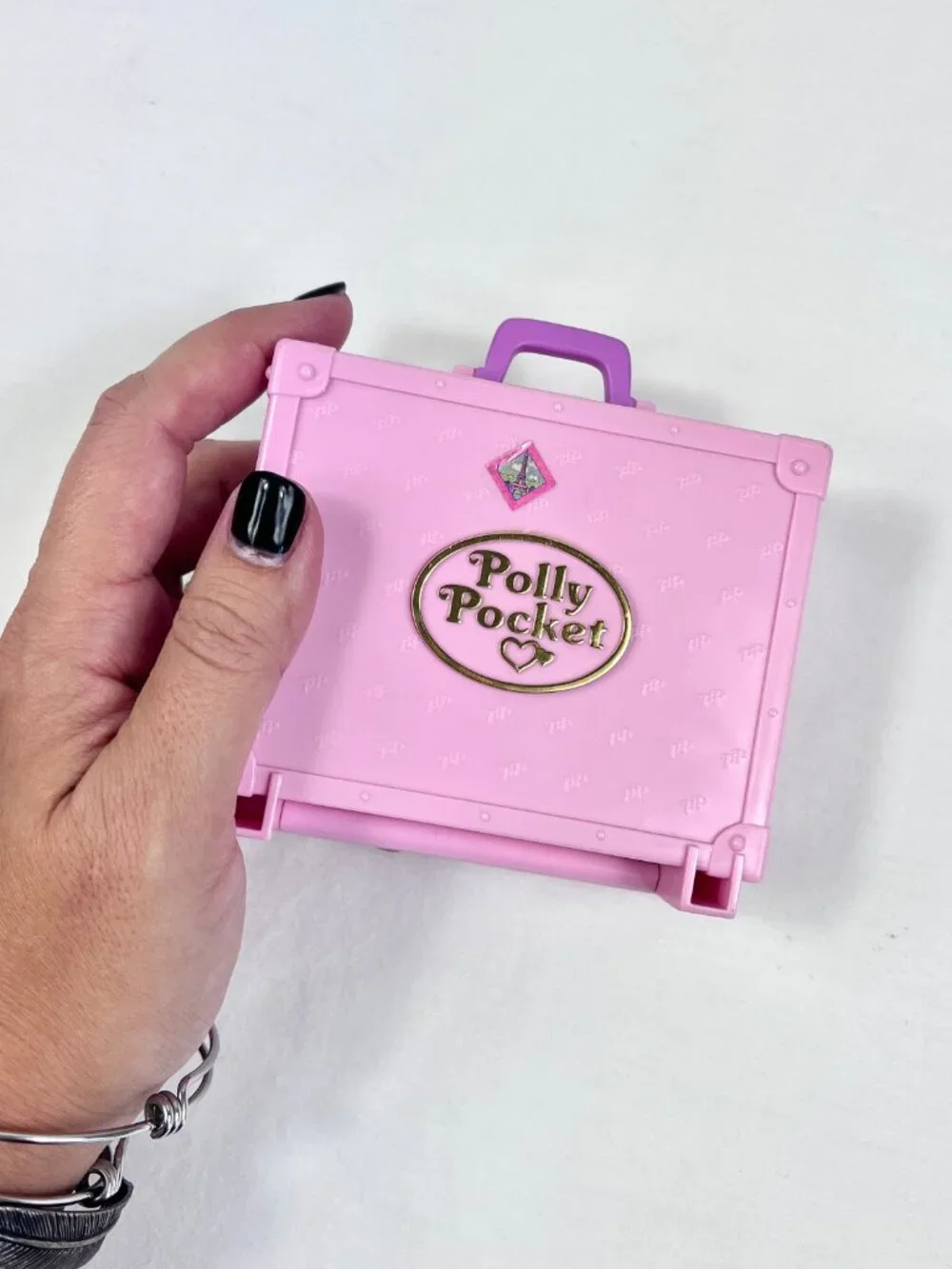 Vintage Polly Pocket Polly In Paris Complete Suitcase Doll Accessories 1996